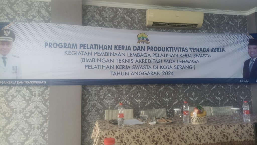 Banner Kegiatan Bimtek Akreditasi LPK Swasta